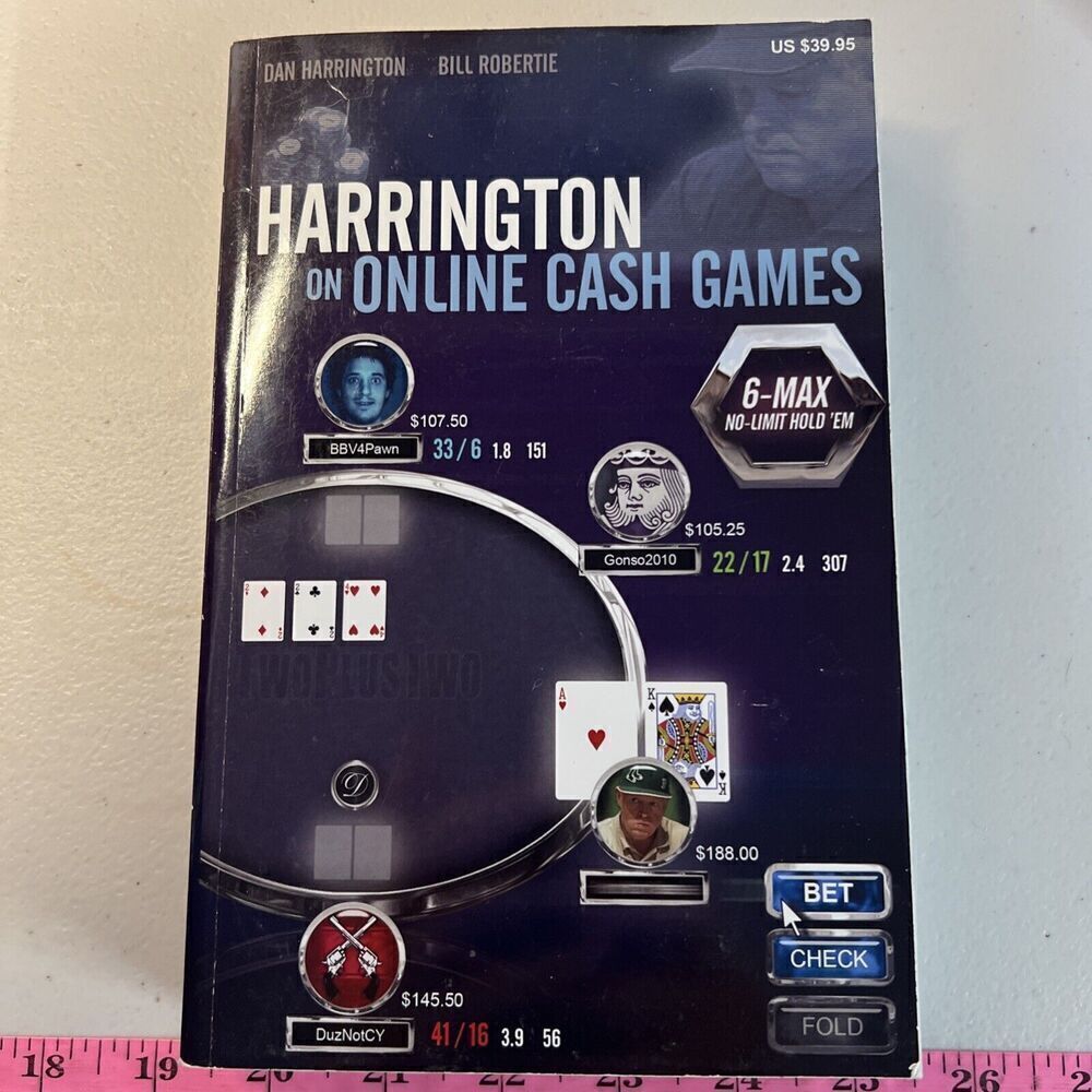 Harrington on Online Cash Games : 6-Max No-Limit Hold 'em by Dan Harrington